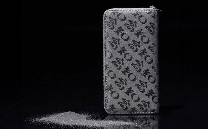 高知の財布 グレー×ブラック / 高知 ブランド 財布 長財布 合成皮革 革 アパレル ビジネス 贈り物 プレゼント ご当地 【株式会社ブランド高知】 [ATDW003]