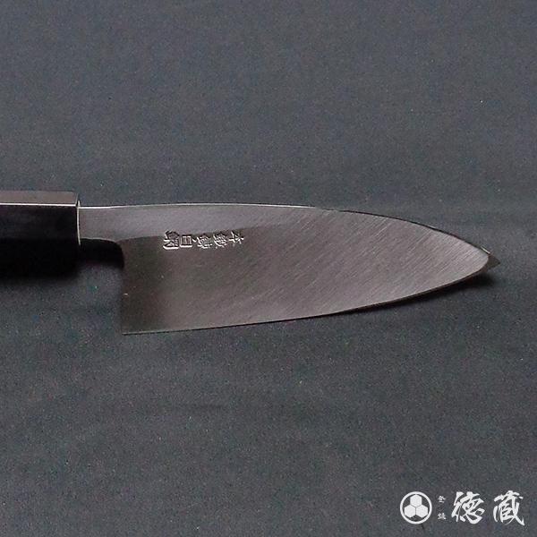 土佐打ち刃物 左片刃 出刃包丁 120mm 白紙2号 朴八角柄 徳蔵オリジナル 【グレイジア株式会社】 [ATAC130]