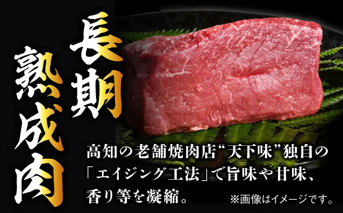 エイジング工法 熟成肉 土佐あかうし 特選赤身 ブロック 約300g 冷凍 【株式会社LATERAL】 [ATAY010]