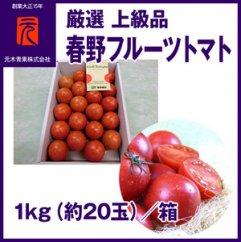 【先行予約】春野フルーツトマト 厳選 上級品 1kg（約20玉）| 元木青果 ＜2025年2月中旬以降発送＞ 【グレイジア株式会社】 [ATAC345]