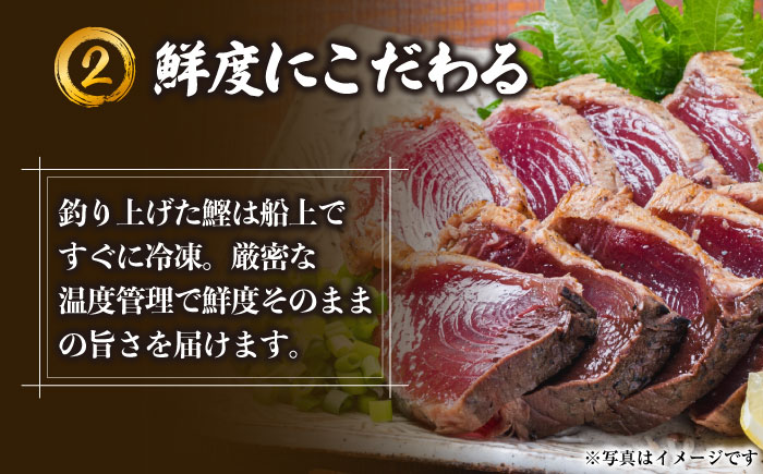 明神水産 藁焼き鰹 (カツオ) たたき 中2節 (約500g) セット 【株式会社 四国健商】 [ATAF047]