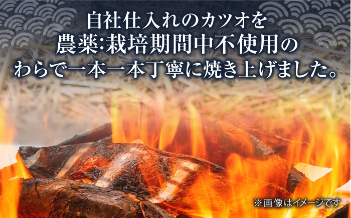 藁焼き 生カツオたたき一本とハーフセット (冷蔵) 約750g 4.5人6人前 【土佐黒潮水産】 [ATCQ004]