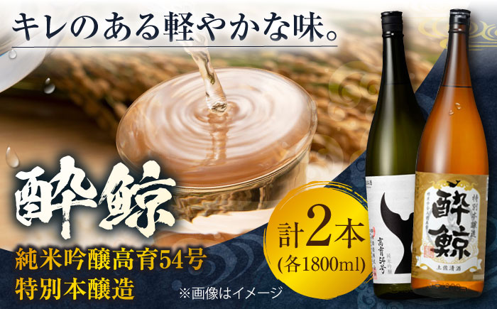 酔鯨 純米吟醸高育54号&特別本醸造 1800ml 2本 日本酒 地酒 【近藤酒店】 [ATAB024]