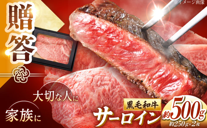 高知 黒毛和牛 ステーキ 約250g×2枚 / 高知 お肉 牛肉 牛 サーロイン 贈答 ギフト 贅沢 【焼肉寛十郎】 [ATDO011]