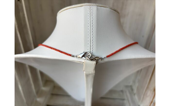 【母の日・敬老の日に】南国土佐よりお届け 贈って喜ばれる貴重な芥子粒珊瑚の3WAYアクセサリー 全長約57cm / レディース アクセサリー ジュエリー【有限会社米沢サンゴ店】 [ATCX065]