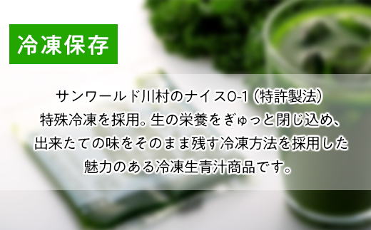 遠藤青汁【生】冷凍1箱（100ｇ×28袋） | 健康 美容 乳酸菌 ケール