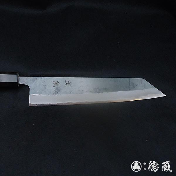 土佐黒打ち刃物 切付包丁 210mm | 両刃 青紙2号 水牛朴八角 徳蔵オリジナル【37006】 【グレイジア株式会社】 [ATAC108]