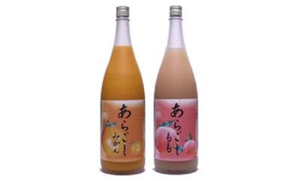 あらごしみかん & 桃  菊水酒造  1800ｍL ２本セット