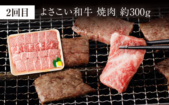 【3回定期便】お肉の定期便 高知県牛肉祭り (3ヵ月) 総計約1.8kg 国産 牛肉 すき焼き すきやき 焼肉 切り落とし 【(有)山重食肉】[ATAP071]