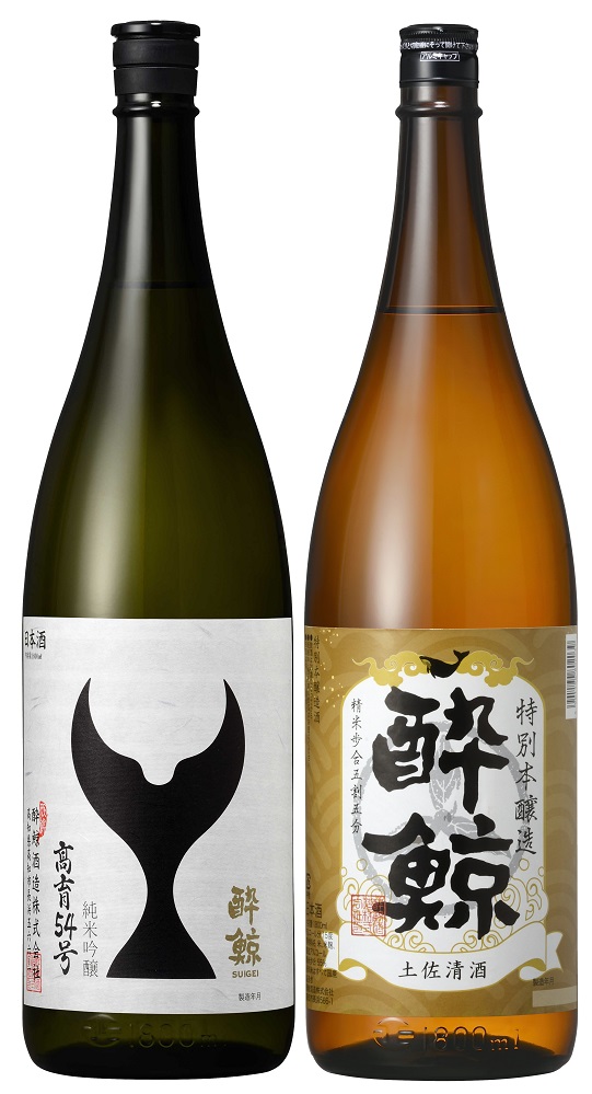 酔鯨・純米吟醸高育54号 1800mL　　酔鯨・特別本醸造 1800mL