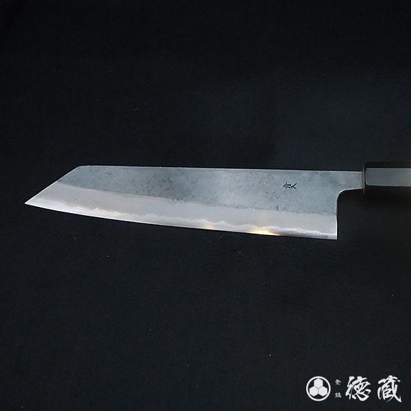 土佐黒打ち刃物 切付包丁 210mm | 両刃 青紙2号 水牛朴八角 徳蔵オリジナル【37006】 【グレイジア株式会社】 [ATAC108]