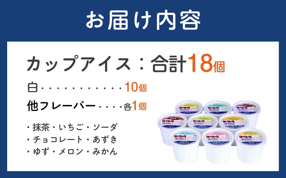 １×１＝１（いちかけるいち）のアイスクリン１００ｃｃカップア イス１８個セット