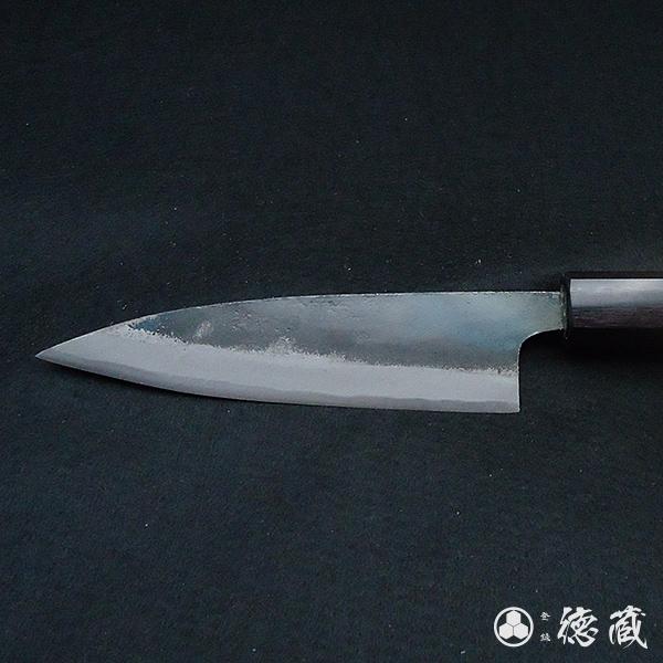 土佐黒打ち刃物 小柳包丁 120mm | 両刃 白紙1号 胡桃八角 徳蔵オリジナル【37002】 【グレイジア株式会社】 [ATAC105]