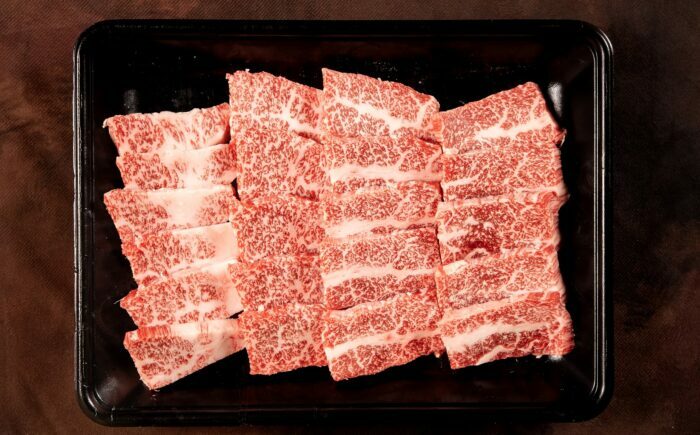 土佐黒牛 焼肉用（バラ肉）約400g / 贈答用 黒牛 土佐 土佐和牛 和牛 牛 肉 お肉 牛バラ 焼肉 食品 冷凍 高知 【高知県食肉センター株式会社】 [ATFC032]