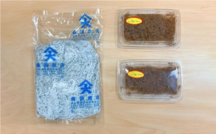 しらす干し（約500g）と佃煮（約110g）セット/森国商店 浜で瞬時に釜出し 高知のしらす【グレイジア株式会社】 [ATAC485]