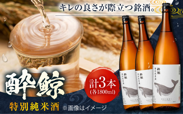 酔鯨 特別純米酒 1800ml 3本 日本酒 地酒 【近藤酒店】 [ATAB009]