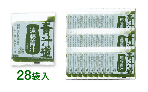 遠藤青汁【生】冷凍1箱（100ｇ×28袋） | 健康 美容 乳酸菌 ケール