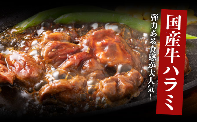 ヤマジュウの特製タレ漬け！和牛ハラミ肉１ｋｇ