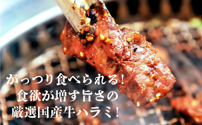 ヤマジュウの特製タレ漬け！和牛ハラミ肉１ｋｇ