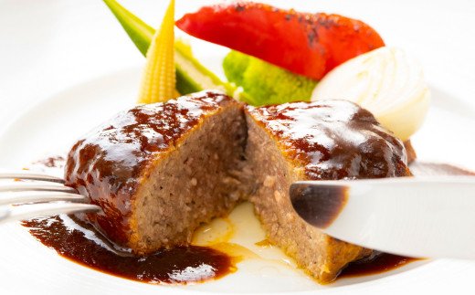 土佐あかうし100％ハンバーグステーキ（自家製ソース２種）１５０ｇ×６個