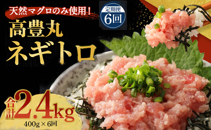 【ふるさと納税】【6回定期便】【訳あり】高豊丸 ネギトロ 合計2.4kg (400g×6回) 【コロナ緊急支援品】 ふるさと納税限定 高品質 まぐろたたき まぐろのたたき 訳あり 魚 惣菜 小分け 海鮮丼 手巻き寿司 冷凍 送料無料 故郷納税