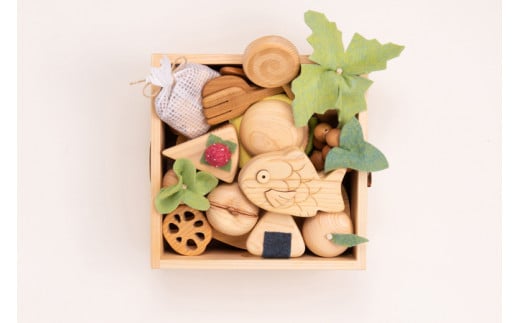 木のおもちゃ ままごと セット 箱入り