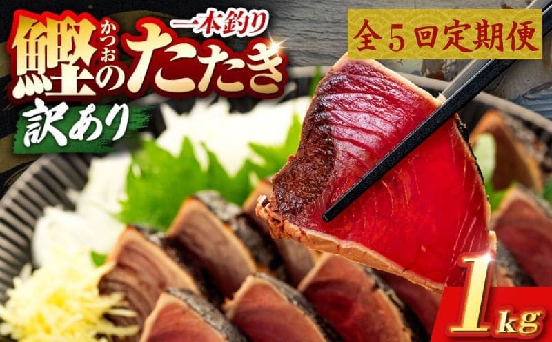 5回 定期便 鰹タタキ 1kg ぽん酢付き 高知 本場 カツオ人気 かつおのタタキ 冷凍 カツオのタタキ 鰹 瞬間冷凍 一本釣り 龍馬鰹たたき かつおのたたき かつおたたき 父の日 冷凍 お試し 個包装 小分け プレゼント ギフト 安芸市 高知県