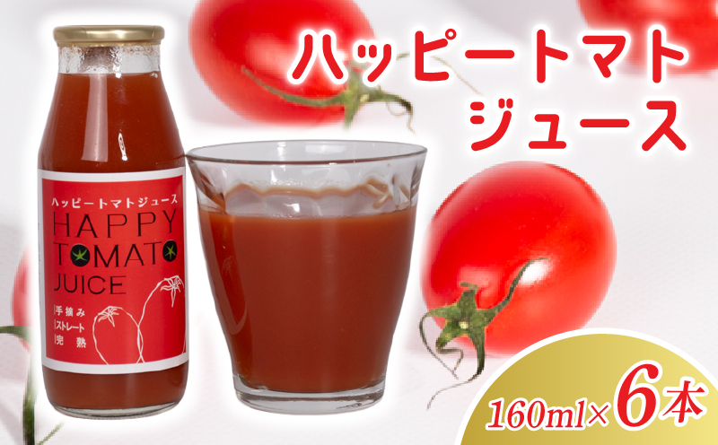 ハッピートマトジュース6本セット(160ml)