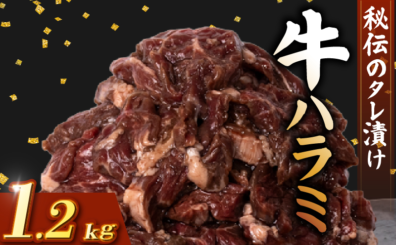 牛 ハラミ  秘伝のタレ 味付け 1.2kg ( 300g×4パック ) 小分け 牛肉 牛ハラミ タレ付け タレ ハラミ肉 焼き肉 焼肉 焼肉セット 冷凍 BBQバーベキュー グルメ おすすめ 人気  マイエミート 高知県 安芸市