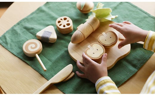 木のおもちゃ ままごと セット 箱入り