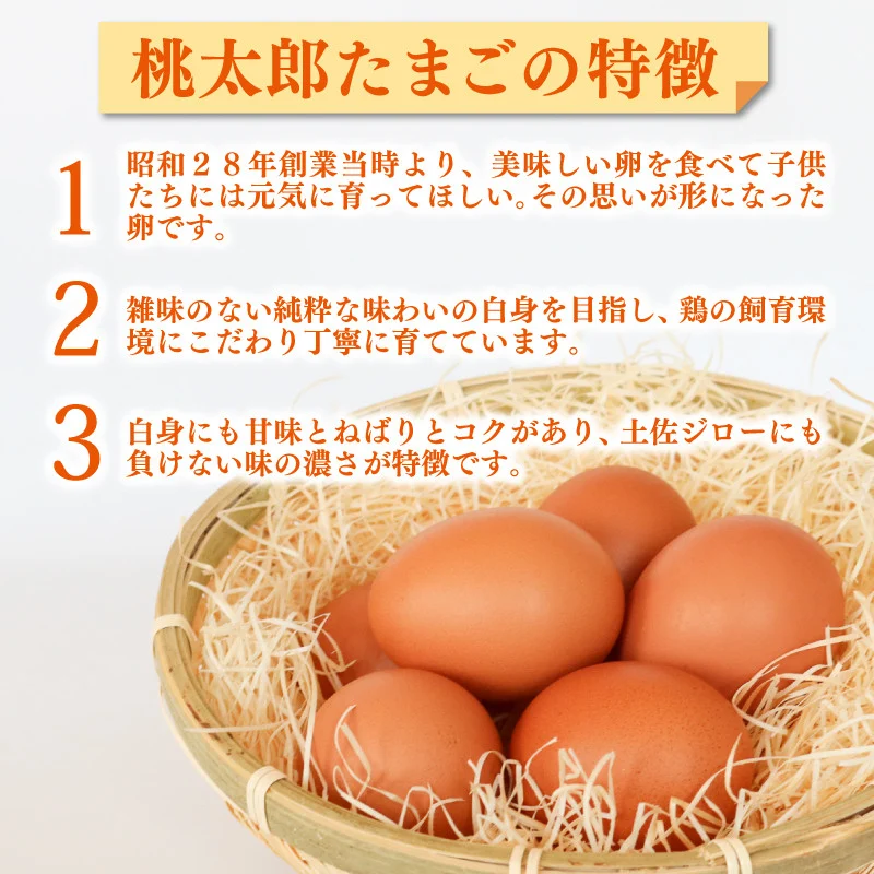 桃太郎たまご 6個入り×5パック | たまご 卵 鶏卵 たまごかけごはん たまごかけ TKG おいしい 赤玉 高級 人気 おすすめ 高知県 南国市