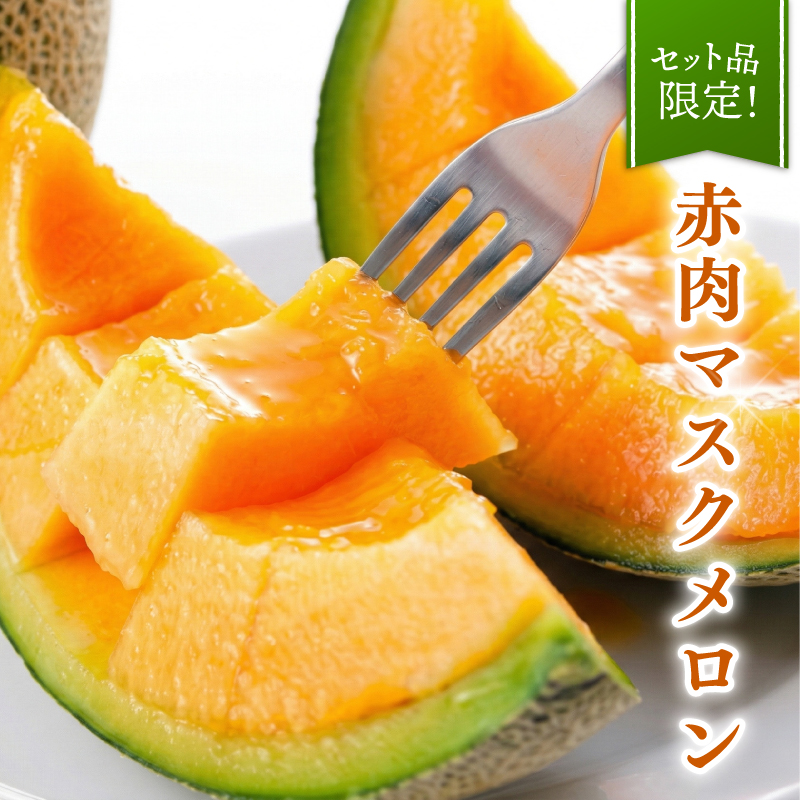 【先行予約】贈答用 メロン 青肉・赤肉 セット 各1個 | 青肉 メロン 赤肉 メロン セット 1個 マスクメロン めろん フルーツ 果物 厳選 高級 人気 デザート ギフト プレゼント 贈り物 くだもの 食べ比べ 旬 お取り寄せ メロン 甘い 高糖度 メロン 産地直送 季節限定 先行予約 西島園芸団地 高知県 南国市