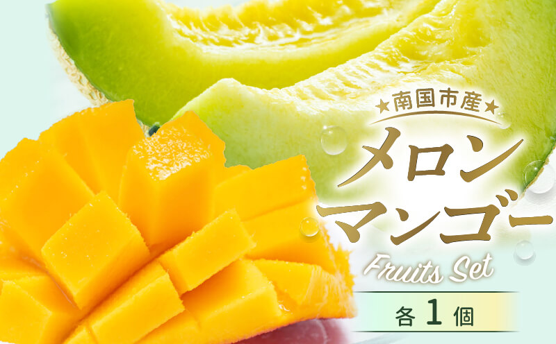 【先行予約】高知県南国市産／メロン・マンゴーセット（2026年6月〜発送）【フルーツ くだもの デザート 詰め合わせ セット 高評価 厳選 ギフト 贈り物 人気 おすすめ】【メロン マンゴー フルーツ 旬 果物 くだもの 詰め合わせ セット 高評価 厳選 贈答 ギフト 人気 おすすめ 高知県 南国市】