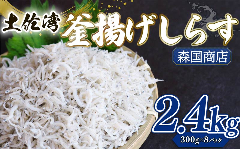 釜揚げしらす 2.4kg 小分け 冷凍配送 お取り寄せ しらす丼 丼ぶり 魚 しらす ご飯 ごはん シラス丼 魚介 小魚 鮮魚 海鮮 ちりめんじゃこ おつまみ ふりかけ 産地直送 高知県産しらす 高知県 南国市