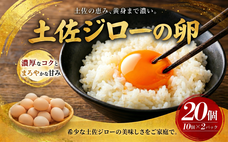 土佐ジローの卵 20個入り たまご 卵 タマゴ 鶏卵