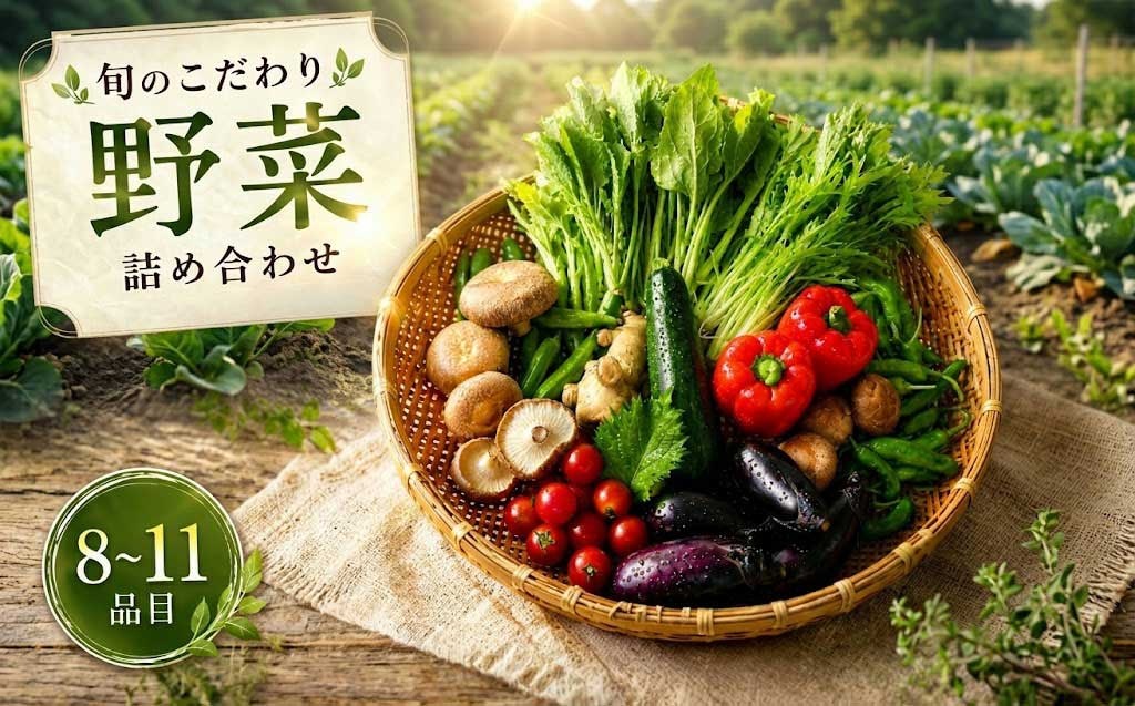 【12回定期便】こだわりの新鮮野菜セット 8~11品目 | 野菜セット 新鮮 野菜 人気 季節の野菜 おすすめ 高知県 南国市