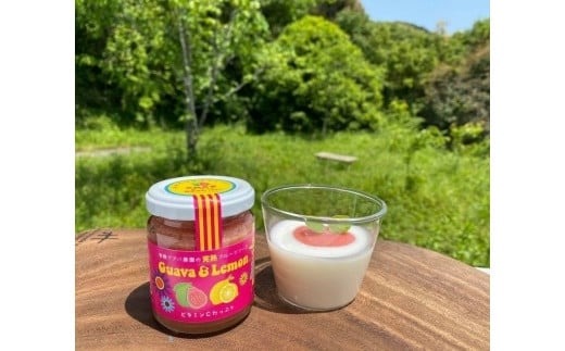 有機グァバ農園の完熟フルーツソース Guava＆Lemon(グァバ＆レモン) 100g 1個 | フルーツ ソース ジャム じゃむ グアバ グァバ れもん レモン 高知県 南国市