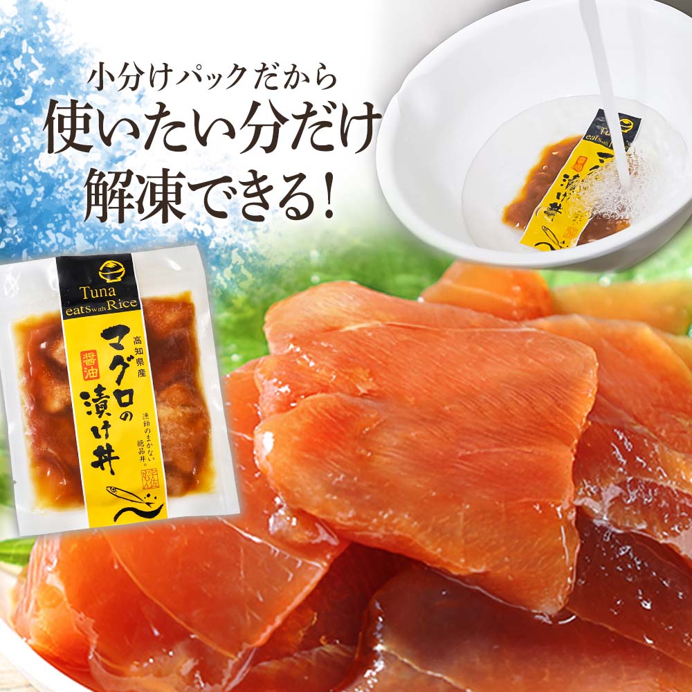 マグロの醤油漬け丼（4P）セット 