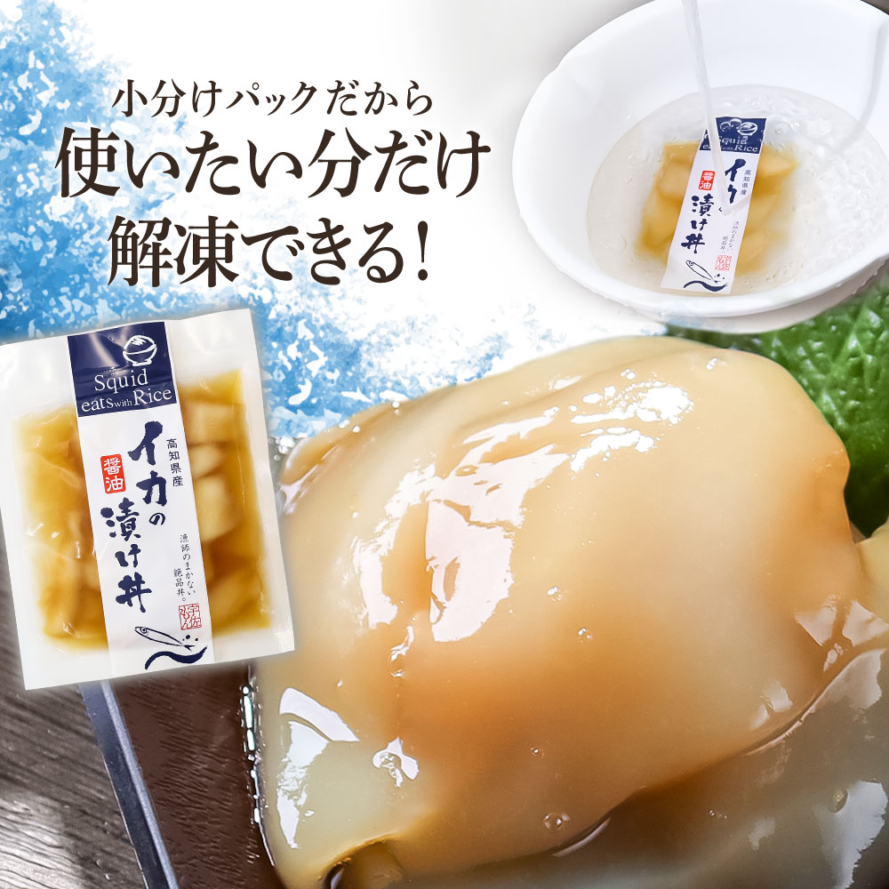 イカの醤油漬け丼（4P）セット 