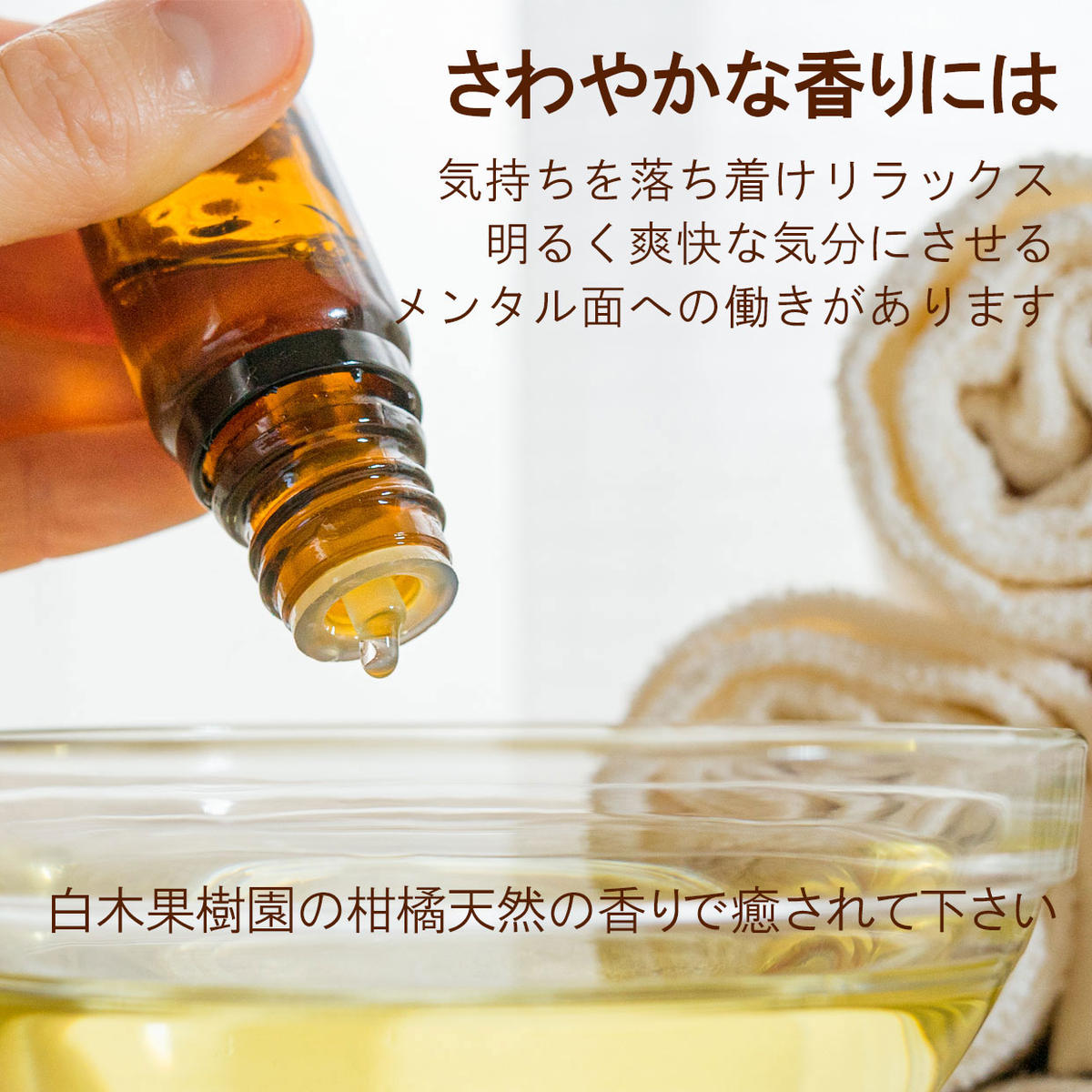 文旦・小夏エッセンシャルオイル（アロマオイル）セット（１００％天然植物精油）5ml×2本【白木果樹園】 [BQAI053]