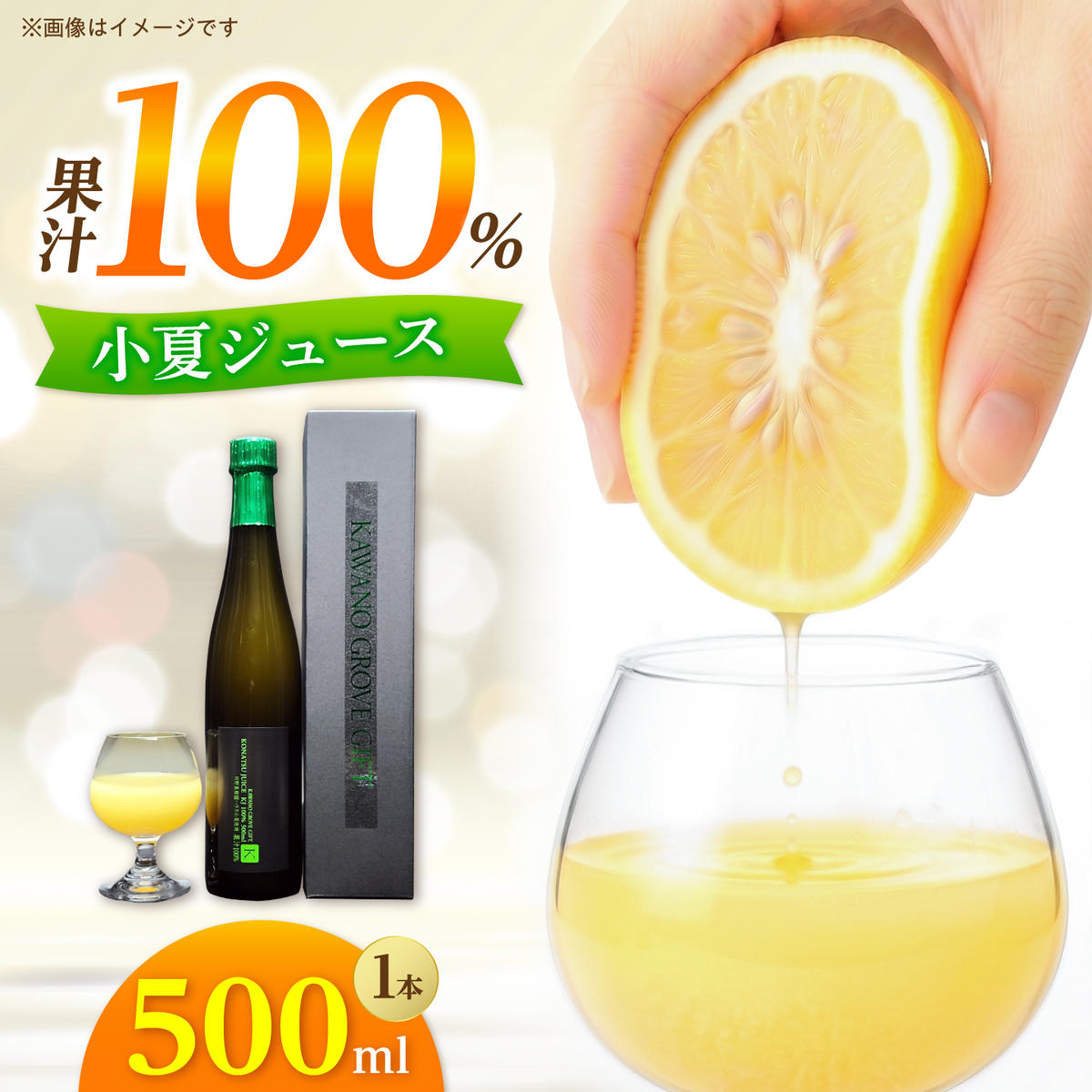 高知県 土佐市産 KONATSU JUICE KJ 100％ 500ml (1本) 小夏ジュース ジュース 果物 フルーツ フルーツジュース お取り寄せ ドリンク 高知県 土佐市【川野果樹園】 [BQCB002]