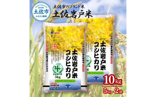 岩戸米 5kg×2袋　米 白米 精米 こしひかり コシヒカリ ブランド米 土佐岩戸米 おこめ こめ 飯 ごはん 5キロ 合計10kg