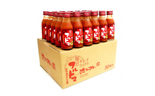定期便6ヶ月 毎日フルトマ レッド 100ml 30本箱入 池トマト