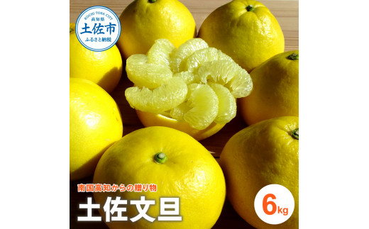 【先行予約】『南国高知からの贈り物』土佐文旦 訳あり（家庭用）6kg＜2027年2月下旬頃～発送＞ 6キロ 文旦 サイズ混合 期間限定 数量限定 ぶんたん ブンタン 柑橘 みかん 果物 果肉 フルーツ 甘い 美味しい プリプリ ふるさと納税 【ファーマーズマーケットひなた】[BQBT002]