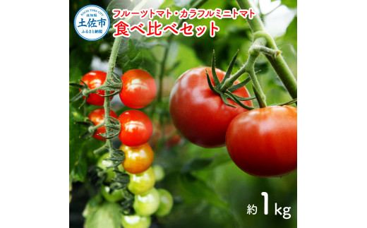 フルーツトマト食べくらべセット 1kg