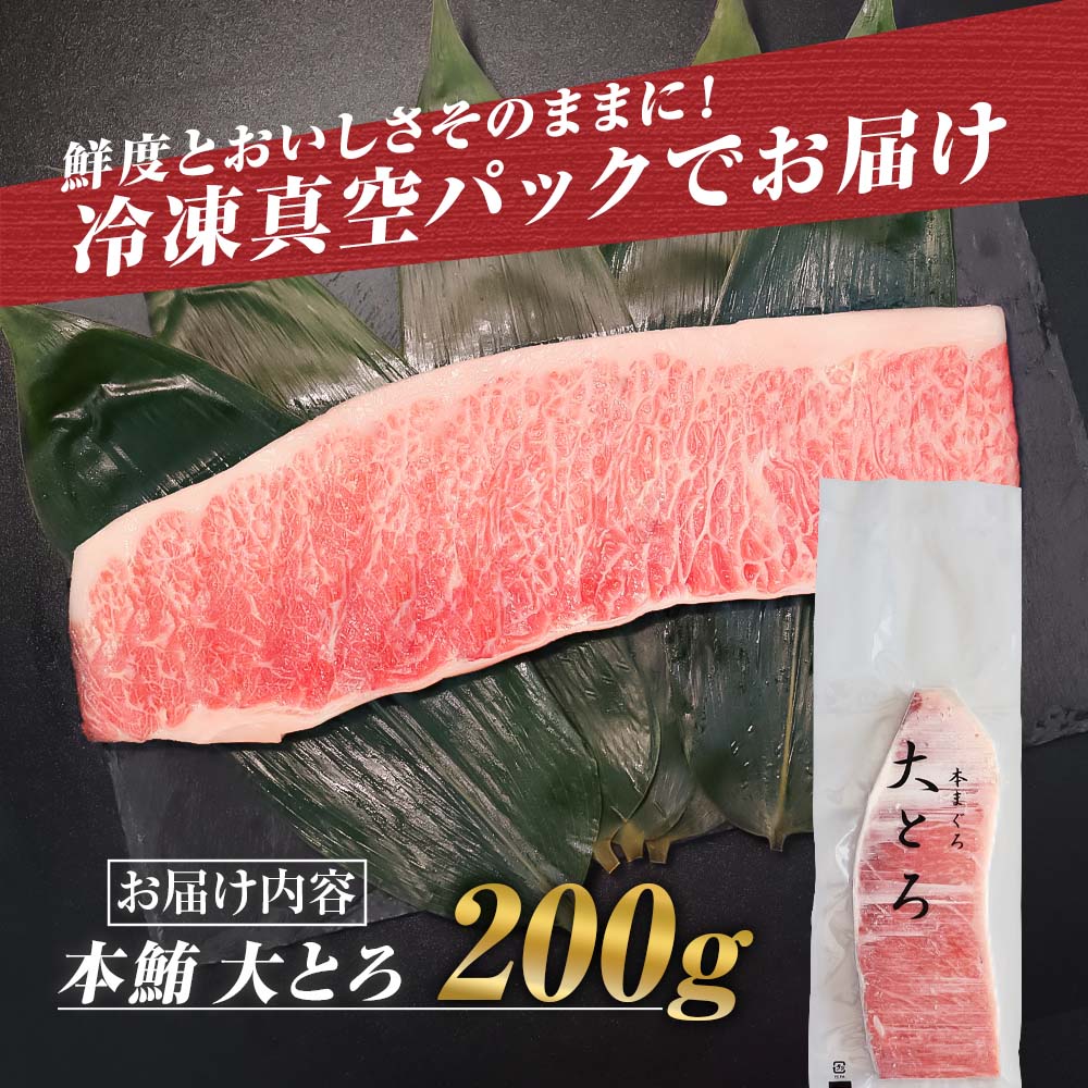 本鮪  大トロ200ｇ