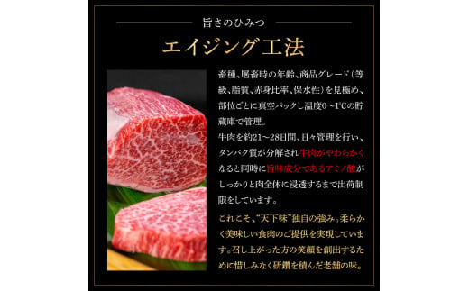 特選 カルビブロック 土佐あかうし 長期熟成肉 250g 田野屋銀象 完全天日塩付き