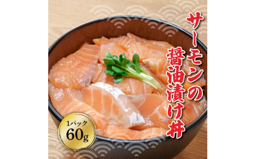 土佐の海鮮漬け丼（サーモン・まぐろ）各10袋セット 1パック60g 漬け丼 海鮮丼 マグロ丼 サーモン丼 鮪 まぐろ おかず おつまみ 惣菜 魚介類 海鮮 個包装 小分け 【企業組合　宇佐もん工房】 [BQAB043]