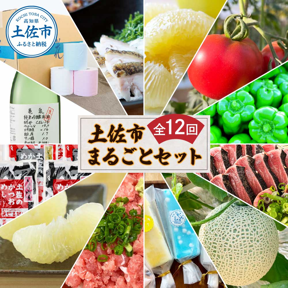 土佐市まるごとセット 全12回 定期便