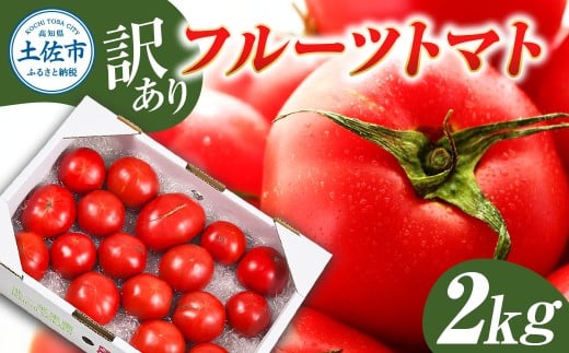 【先行予約】フルーツトマト 訳あり 約2kg <2027年1月〜発送> / 大小混合 2キロ トマト とまと ふるーつとまと 高知 桃太郎 完熟 糖度8度以上 濃厚 野菜 料理 サラダ マリネ おいしい 新鮮 食品【池トマト】[BQAG053]